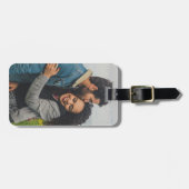 Aangepaste fotocollage Creëer uw eigen Bagagelabel (Voorkant horizontaal)