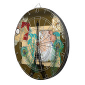 Aangepaste fotocollage dartbord (Voorkant Rechts)
