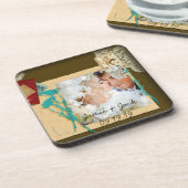 Aangepaste  fotocollage drankjes onderzetter (Linkerzijde)