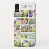 Aangepaste fotocollage en -naam Case-Mate iPhone case (Achterkant)