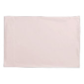 Aangepaste Fotocollage Gepersonaliseerd Roze Kussensloop (Achterkant)