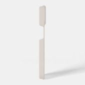 Aangepaste Fotocollage Gepersonaliseerde Beige iPhone Hoesje (Rechterkant)