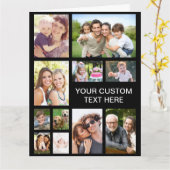 Aangepaste fotocollage groot kaart (Gele Bloem)