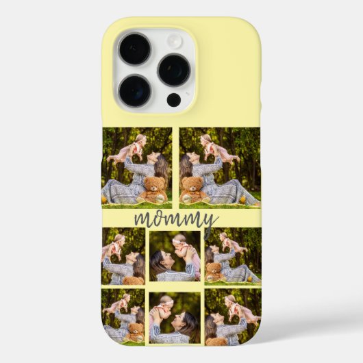 Aangepaste Fotocollage iPhone Hoes – Persoonlijk (Achterkant)