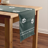 Aangepaste Fotocollage Katten groen Lange Tafelloper (Voorbeeld)