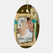 Aangepaste  fotocollage keramisch ornament (Rechts)