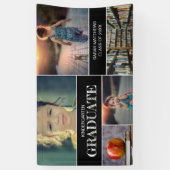 Aangepaste Fotocollage Kleuterschool Afstuderen Spandoek (Verticaal)