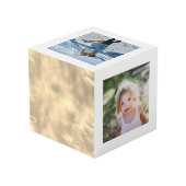 Aangepaste fotocollage kubus (Achter hoekig)