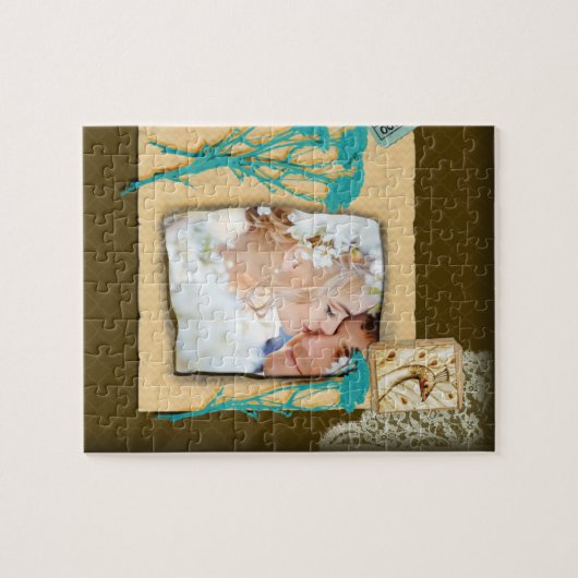 Aangepaste fotocollage legpuzzel (Horizontaal)