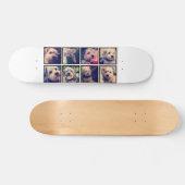 Aangepaste fotocollage met vierkante foto's skateboard (Horizontaal)