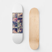 Aangepaste fotocollage met vierkante foto's skateboard (Voorkant)