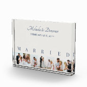 Aangepaste fotocollage off wit 7 Afbeelding bruilo Fotoblokken (Rechts)