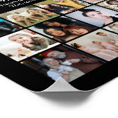 Aangepaste Fotocollage Persoonlijk Cadeau Poster (Hoek)