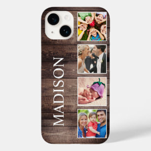 Aangepaste fotocollage Rustic Farmhouse Case-Mate iPhone 14 Hoesje