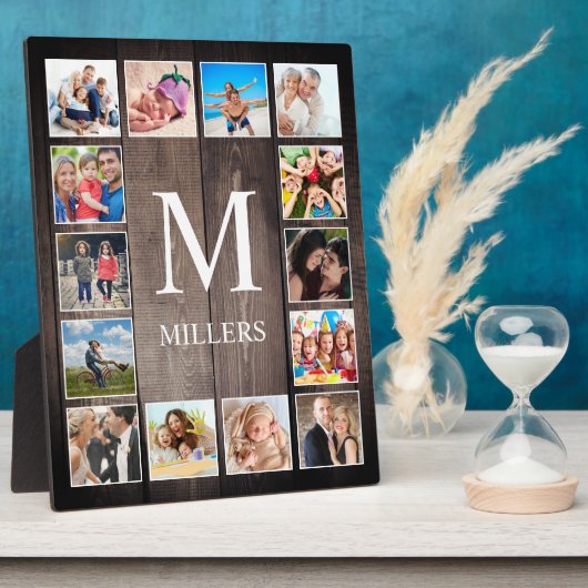 Aangepaste fotocollage Rustic Farmhouse Fotoplaat (Zijkant)