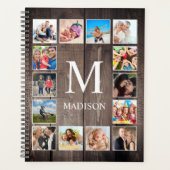 Aangepaste fotocollage Rustic Farmhouse Planner (Voorkant)