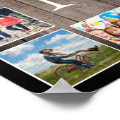 Aangepaste fotocollage Rustic Farmhouse Poster (Hoek)