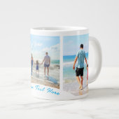 Aangepaste Fotocollage Tekst Mok Uw Foto's Design (Voorkant rechts)