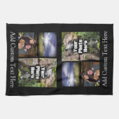 Aangepaste fotocollage theedoek (Horizontaal)