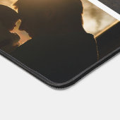 Aangepaste fotocollage vader van de dag van de vad bureaumat (Hoek)