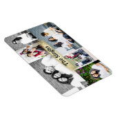 Aangepaste fotocollage van 6 afbeeldingen magneet (Rechterzijde)