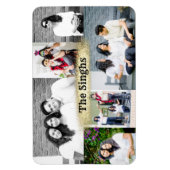 Aangepaste fotocollage van 6 afbeeldingen magneet (Verticaal)