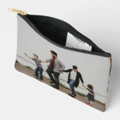 Aangepaste fotocollage voor 2 families etui (Open)