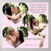 Aangepaste fotocollage voor 7e verjaardag poster (Voorkant)