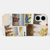 Aangepaste Fotocollage voor Koppels| 'Fijn dat je Case-Mate iPhone Case (Achterkant (horizontaal))