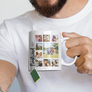 Aangepaste Fotocollage voor Vriend Koffiemok
