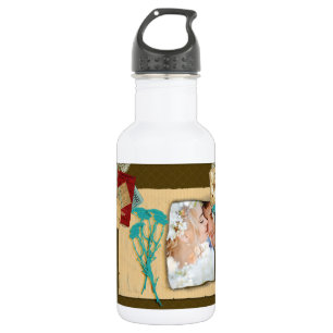 Aangepaste fotocollage waterfles