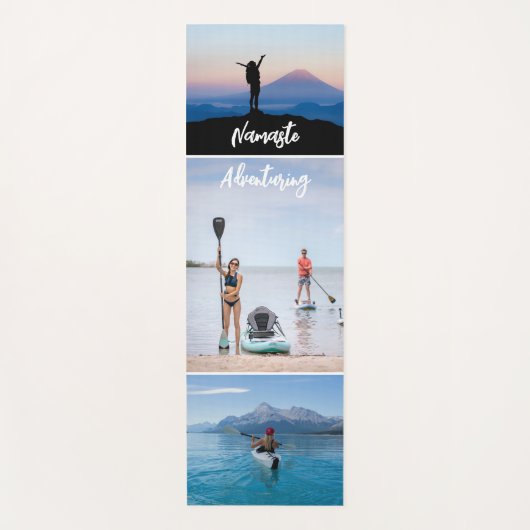 Aangepaste fotocollage yogamat (Voorkant)