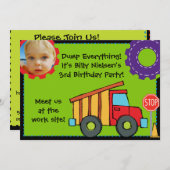 Aangepaste fotoconstructie - uitnodiging voor 5 x (Voorkant / Achterkant)