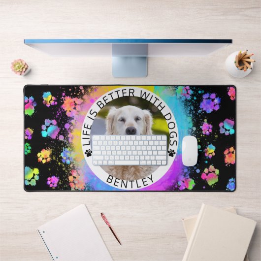 Aangepaste fotodog bureaumat (Kantoor 1)