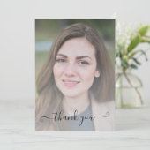 Aangepaste fotofeestdag - Hartelijk dank voor uw k Bedankkaart (Staand voorkant)