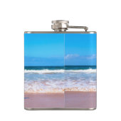 Aangepaste fotofleskcadeau met foto's en tekst heupfles (Achterkant)