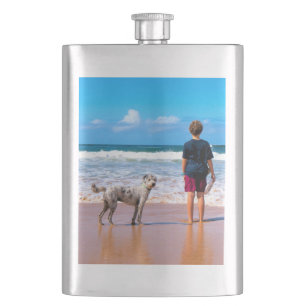 Aangepaste fotofleskcadeau met je favoriete foto's flacon