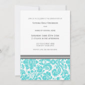 Aangepaste fotograafpartij uitnodiging Aqua (Achterkant)