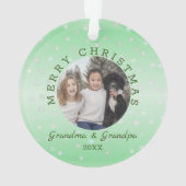 Aangepaste fotogrootouders ornament (achterkant)