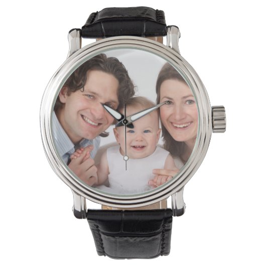 Aangepaste fotohorloge Gepersonaliseerd horloge (Voorkant)