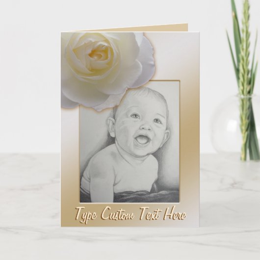 Aangepaste fotokaart Aangepaste fotokaarten Persoo Kaart (Voorkant)