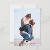 Aangepaste fotokaart | Het manuscript van de liefd Bedankkaart (Achterkant)