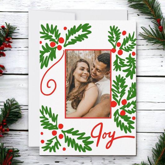 Aangepaste fotokaart voor prettige kerst