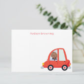 Aangepaste fotokaarten bedankkaart (Staand voorkant)