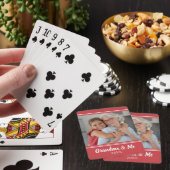 Aangepaste fotokaarten met scripttekst pokerkaarten (Insitu)