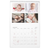 Aangepaste fotokalender | 4 afbeelding maand per j kalender (Jan 2027)