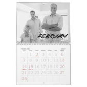 Aangepaste fotokalender, bewerkbare agenda kalender (Feb 2027)