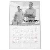 Aangepaste fotokalender, bewerkbare agenda kalender (Feb 2026)