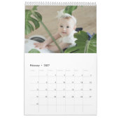 Aangepaste fotokalender Eenvoudige Creëer Kalender (Feb 2027)