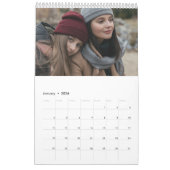 Aangepaste fotokalender Eenvoudige Creëer Kalender (Jan 2026)